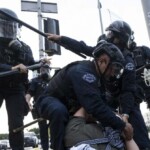 video:-45-arrested-during-la.-ice-raids-as-anti-police-leftists-violently-protest