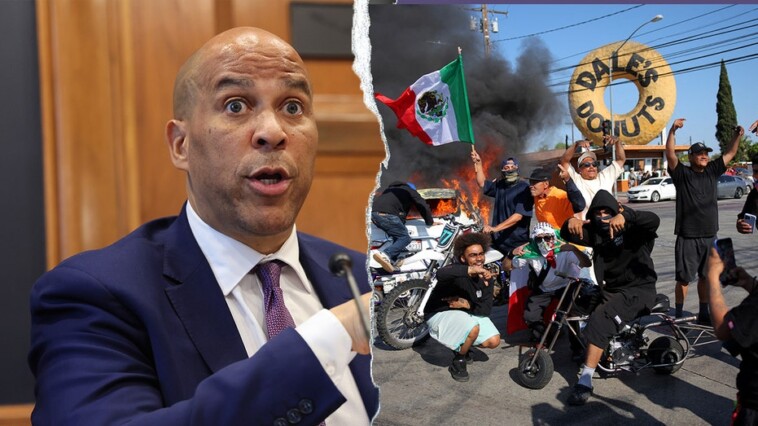 sen.-cory-booker-calls-los-angeles-riots-‘peaceful,’-slams-trump-for-deploying-national-guard