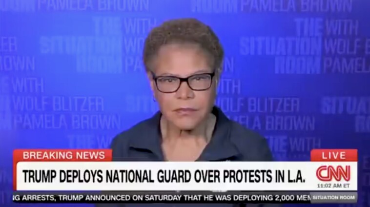 los-angeles-mayor-karen-bass-blames-riots-on-ice-agents-upholding-law
