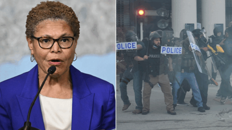 mayor-bass-blames-trump’s-ice-raids-for-starting-riots-while-claiming-‘things-in-la-are-calm’