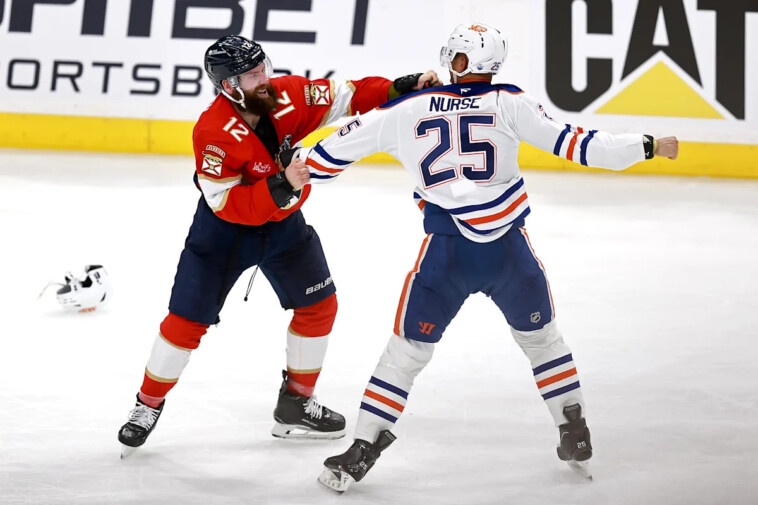 stanley-cup-final:-panthers,-oilers-break-out-into-major-brawl-amid-florida’s-6-1-win