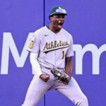 athletics’-denzel-clarke-defies-gravity-with-potential-catch-of-the-year-against-angels