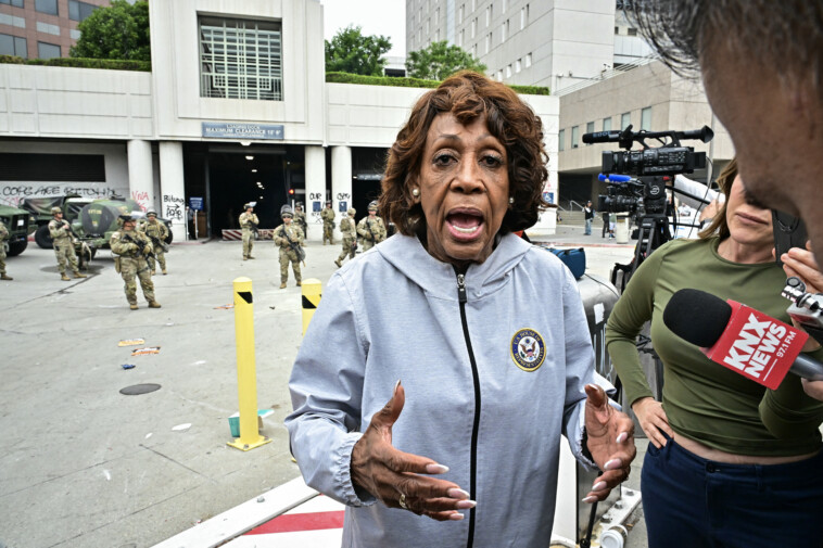 dem-calif-rep.-maxine-waters-blatantly-lies-about-la-protests:-‘there-was-no-violence’