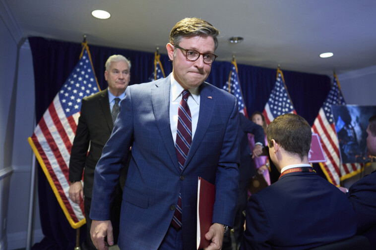 speaker-mike-johnson-says-gavin-newsom-‘ought-to-be-tarred-and-feathered’-over-la-riots