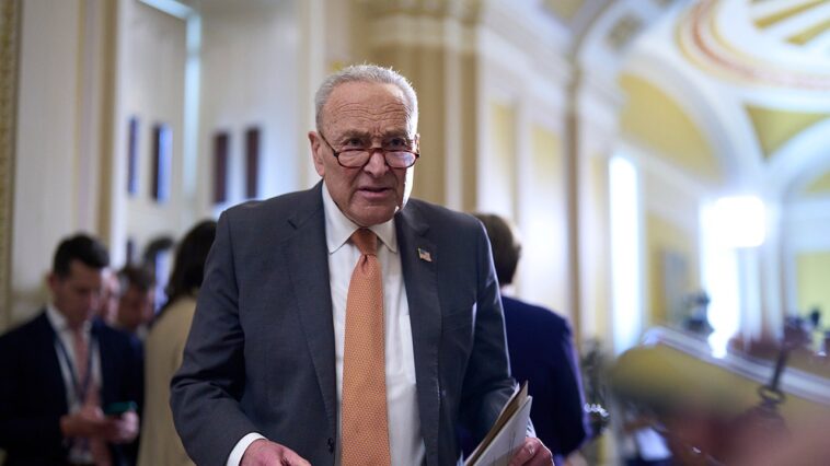 schumer-says-century-old-law-forces-trump-doj,-fbi-to-release-jeffrey-epstein-files-by-august-deadline
