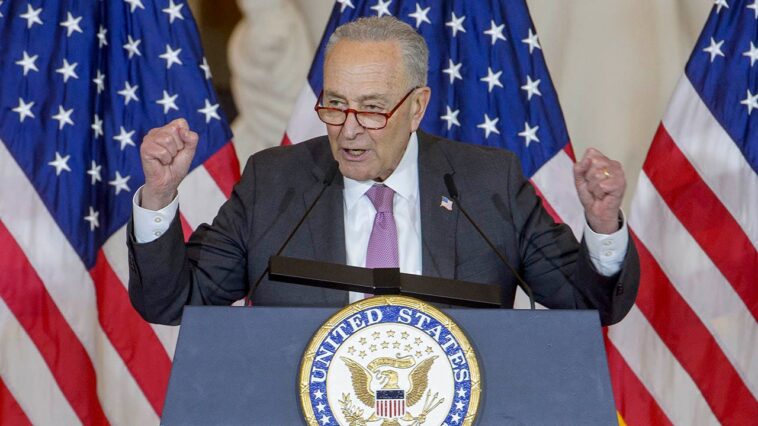 white-house-knocks-chuck-schumer-over-jim-crow-claim:-‘professional-gaslighter’