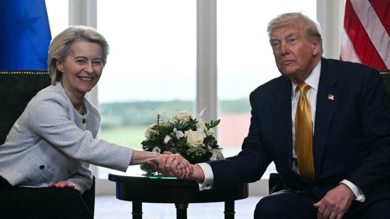 former-clinton-adviser-says-trump’s-eu-trade-trip-‘absolutely’-a-success,-europeans-‘came-scrambling’