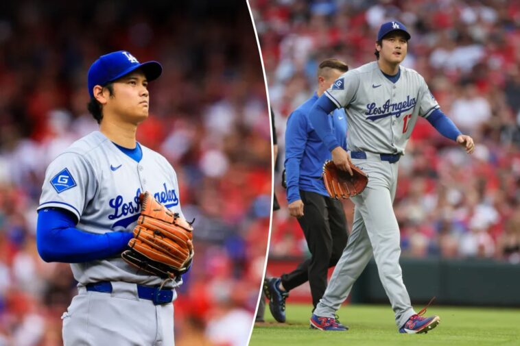 shohei-ohtani-removed-from-start-in-potential-dodgers-concern