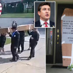 protesters-deliver-coffin-to-gop-congressman’s-front-door-in-mock-funeral-procession,-wild-video-shows
