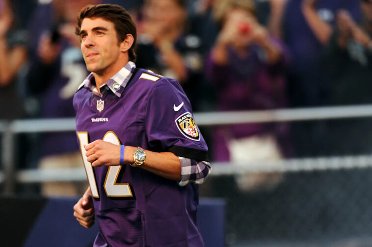 michael-phelps-answers-ravens-players’-call-to-learn-how-to-swim