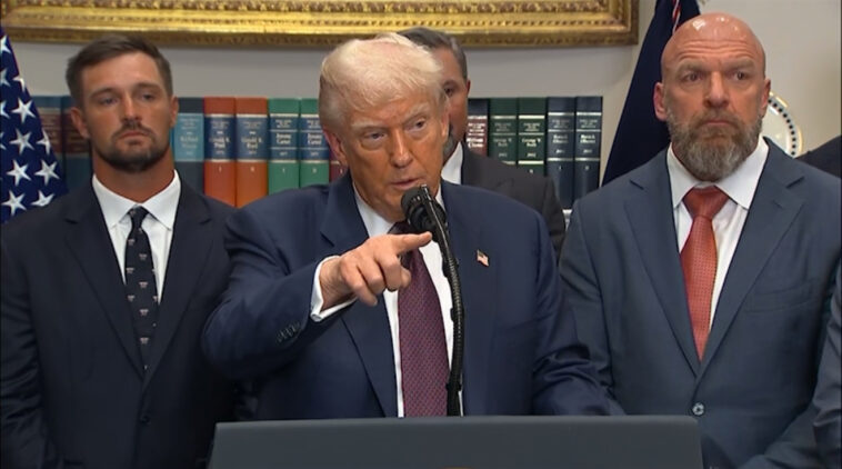 watch:-trump-tells-reporter-“i-was-fighting-lunatics-like-you”-when-asked-why-he-didn’t-impose-tariffs-during-first-term-–-“we-took-in-hundreds-of-billions-of-dollars,-but-you-people-didn’t-cover-it-very-well”