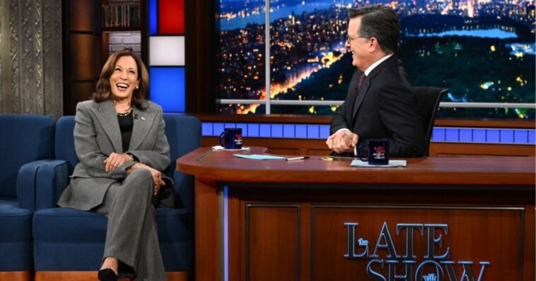 kamala-harris-to-join-stephen-colbert-for-first-interview-since-the-election-as-libs-wonder-why-the-host-is-being-fired