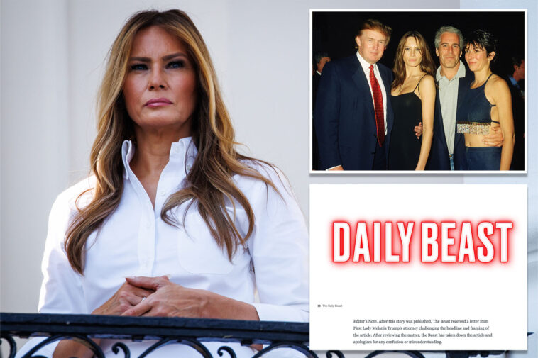 daily-beast-apologizes-and-retracts-article-alleging-a-melania-trump-jeffrey-epstein-link