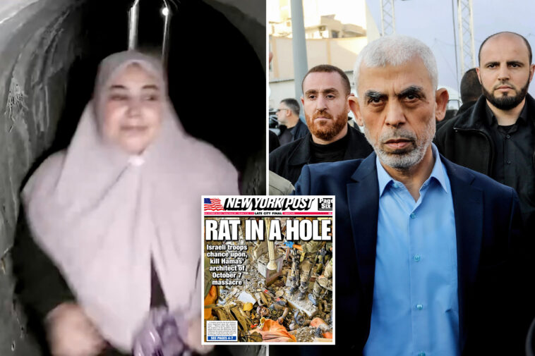 slain-hamas-chief-yahya-sinwar’s-widow-smuggled-out-of-gaza-—-and-is-already-remarried:-report