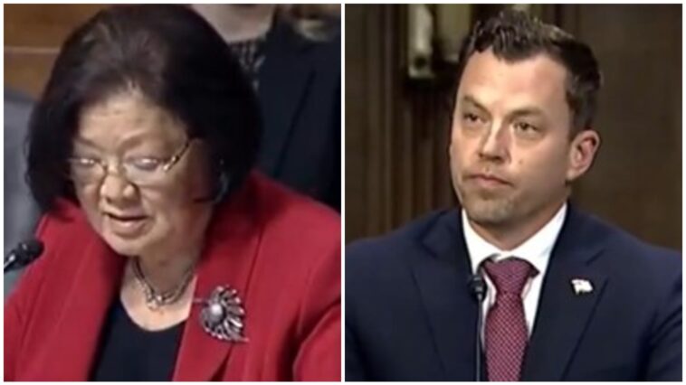 watch:-democrat-senator-mazie-hirono-gets-wrecked-by-anti-woke-witness-after-trying-to-entrap-him-with-a-gotcha-question-on-dei