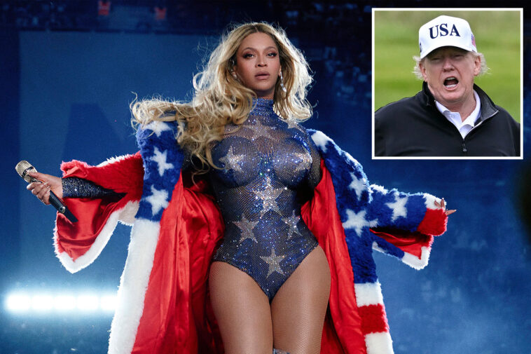 trump-demands-kamala-harris,-beyonce,-oprah-be-prosecuted-over-2024-campaign-payouts:-‘totally-illegal’
