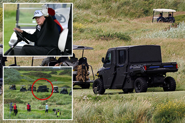 heavily-armored-‘golf-force-one’-debuts-as-it-trails-trump-on-the-scottish-links-less-than-a-year-after-assassination-attempt