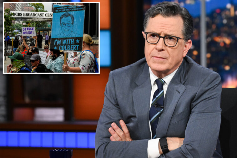 nyc’s-‘we’re-with-colbert’-rally-for-late-night-host-is-a-bust-with-just-20-protesters