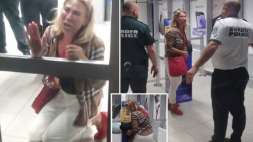 ryanair-passenger-drops-to-her-knees-in-tears-after-being-denied-boarding-over-large-luggage