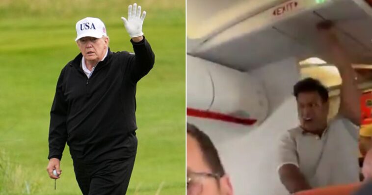 ‘death-to-trump,’-‘i’ve-got-a-bomb’-screamed-plane-passenger-eerily-close-to-trump-during-golf-trip