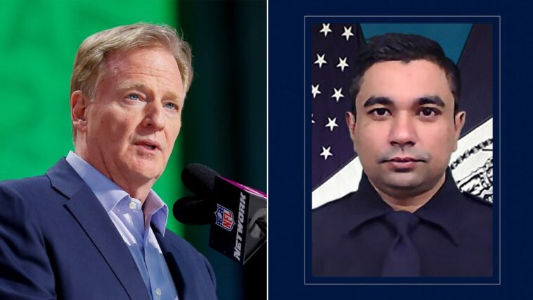 nfl’s-roger-goodell-praises-nypd-officer-who-was-killed-in-nyc-shooting