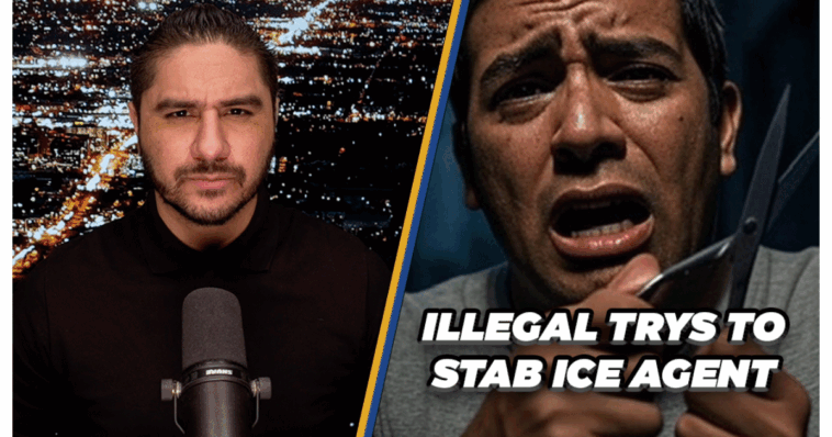 illegal-alien-attempts-to-stab-ice-agents-&-brutal-attack-on-white-people-goes-viral-|-drew-hernandez