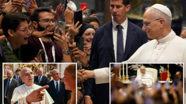 pope-leo-xiv-receives-a-rock-star’s-welcome-at-catholic-influencer-festival