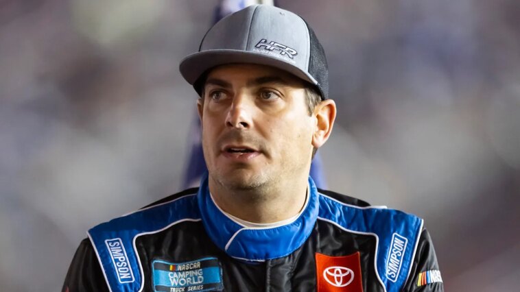 nascar-driver-stewart-friesen-goes-airborne,-vehicle-catches-fire-in-wreck-at-dirt-track-race