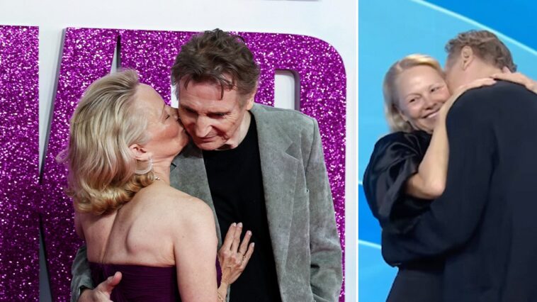 pamela-anderson,-liam-neeson-caught-‘making-out’-on-live-tv