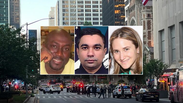 manhattan-high-rise-shooting-victims:-nypd-officer,-blackstone-executive-and-security-guard-among-those-killed