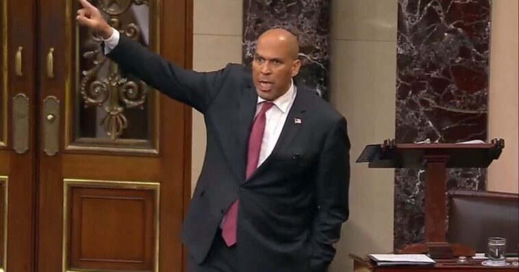 democrat-cory-booker-goes-off-on-democrats-for-not-“resisting”-president-trump-in-insane-senate-floor-rant,-storms-off-(video)