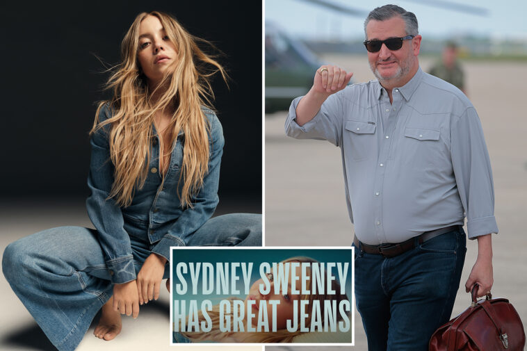 ted-cruz-is-latest-to-defend-sydney-sweeney’s-american-eagle-ad-ripped-as-‘nazi-propaganda’