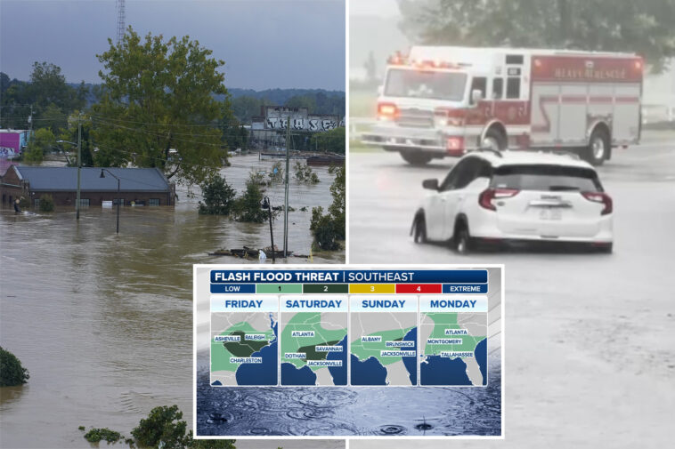 flash-flooding-threat-returns-to-southeast-as-powerful-front-brings-on-heavy-rain