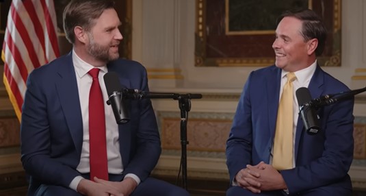 watch:-vp-jd-vance-causes-room-to-crack-up-as-he-offers-his-take-on-leftists-freaking-out-over-actress-sydney-sweeney’s-creative-american-eagle-ad