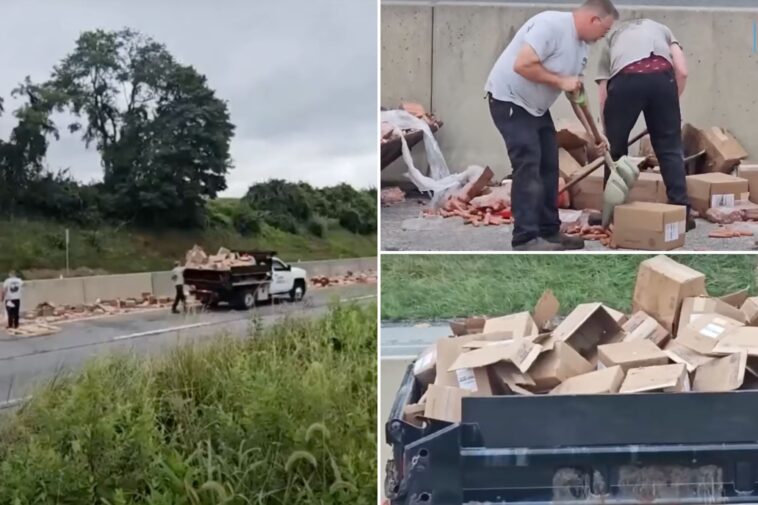 hot-dogs-spill-across-pennsylvania-interstate-after-tractor-trailer-crash-to-clog-commute-for-steamed-motorists