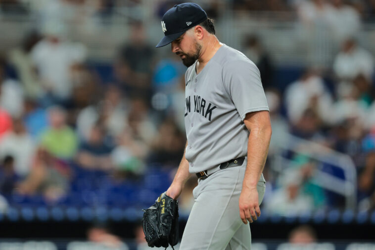 yankees’-carlos-rodon’s-outing-undone-by-control-issues