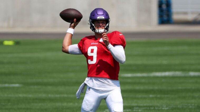 ‘he’s-pretty-much-a-rookie’:-the-good-and-bad-of-jj.-mccarthy-at-vikings-camp