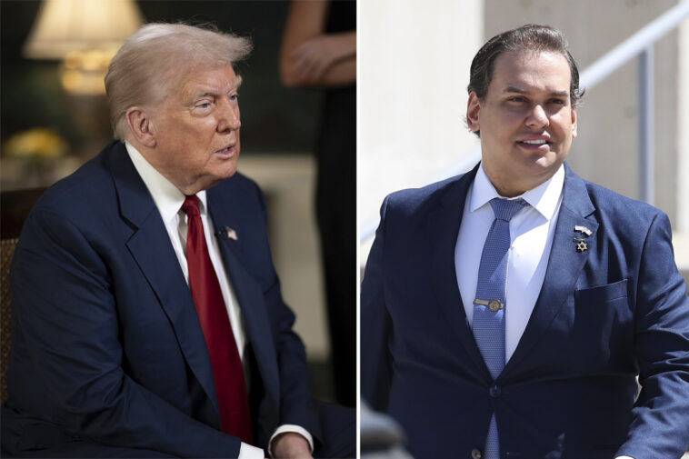 trump-demurs-on-pardoning-disgraced-former-rep.-george-santos:-‘he-lied-like-hell’