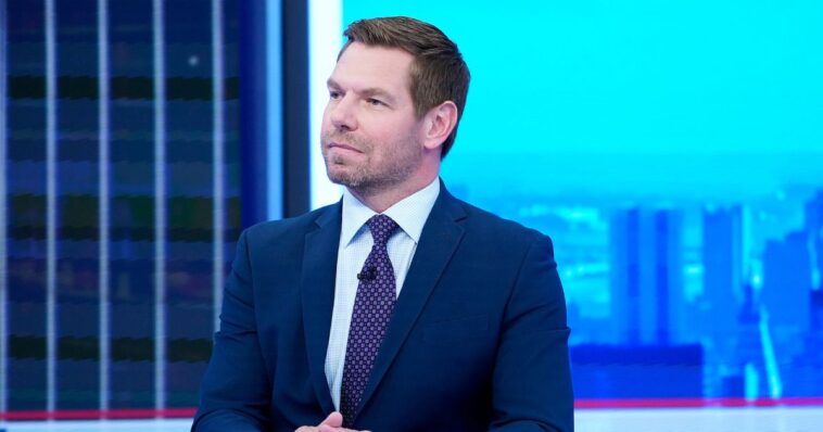 greg-gutfeld-rips-‘socially-inept-dork’-eric-swalwell-after-democrat’s-odd-bench-press-challenge