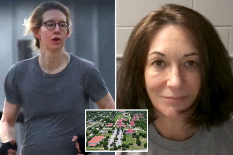 theranos-fraudster-elizabeth-holmes-jogs-in-cushy-texas-prison-where-ghislaine-maxwell-moved:-photos