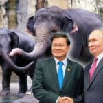 putin-receives-two-elephants-from-the-president-of-laos,-a-symbolic-gift-that-displays-the-friendship-between-russia-and-laos-for-the-65th-anniversary-of-diplomatic-relations-between-both-nations.