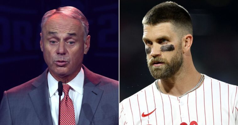 mlb-star-bryce-harper-goes-‘nose-to-nose’-with-commissioner-rob-manfred-and-screams-obscenities:-report
