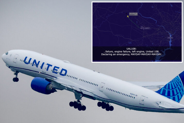 united-airlines-pilot-calls-‘mayday’-as-engine-fails-moments-after-take-off-for-trans-atlantic-flight:-audio