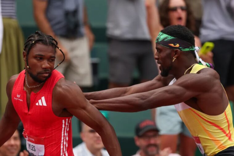 noah-lyles-shoved-by-kenny-bednarek-in-heated-moment-at-us-track-and-field-championships
