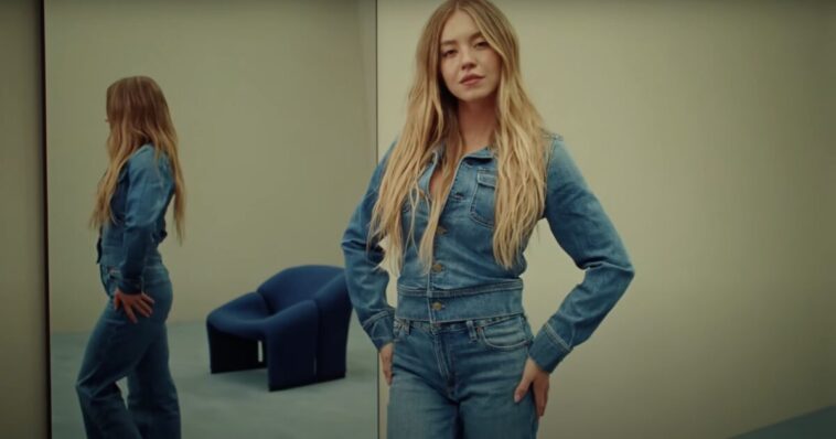 outrageous:-leftist-heckles-hollywood-star-sydney-sweeney,-calls-her-“racist”-for-promoting-american-eagle-jeans-(video)