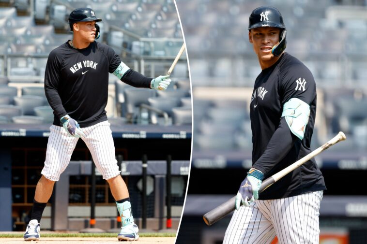aaron-judge-on-cusp-of-rejoining-yankees-after-elbow-injury