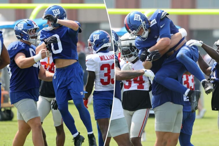 gunner-olszewski-surprises-with-stunning-catch-as-giants-role-is-up-for-grabs-in-return-from-injury