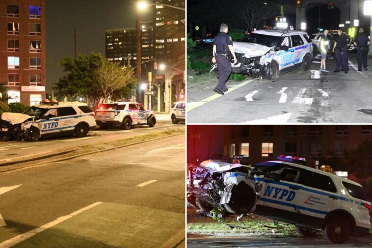 four-nypd-officers-hospitalized-after-two-cruisers-crash-in-queens