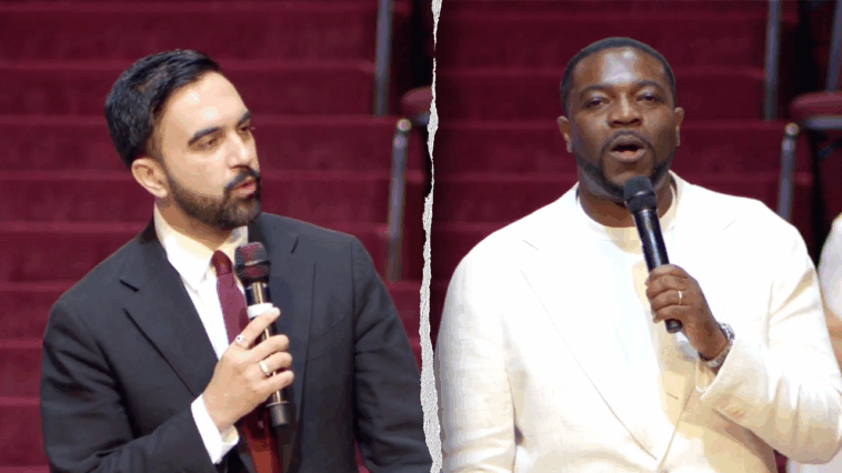 mamdani-preaches-from-pulpit-of-radical-pastor-pushing-reparations,-abolishing-police:-‘brother-and-friend’