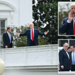 trump-walks-along-white-house-roof,-jokes-he’s-ready-to-install-‘nuclear-missiles’-there